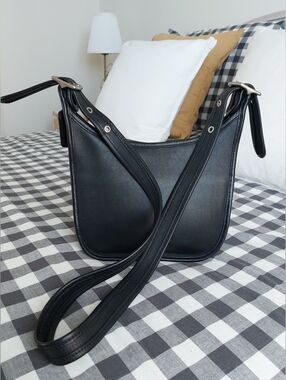 Vintage Coach Legacy Janice Bag 9950 Black Silver Hardware